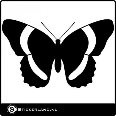 Vlinder 04 sticker