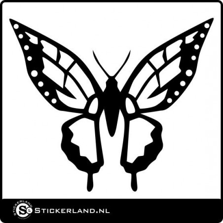 Vlinder 05 sticker