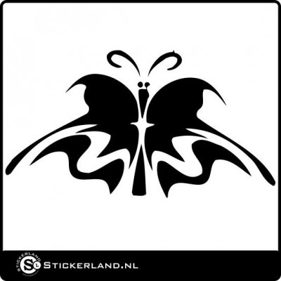 Vlinder 06 sticker