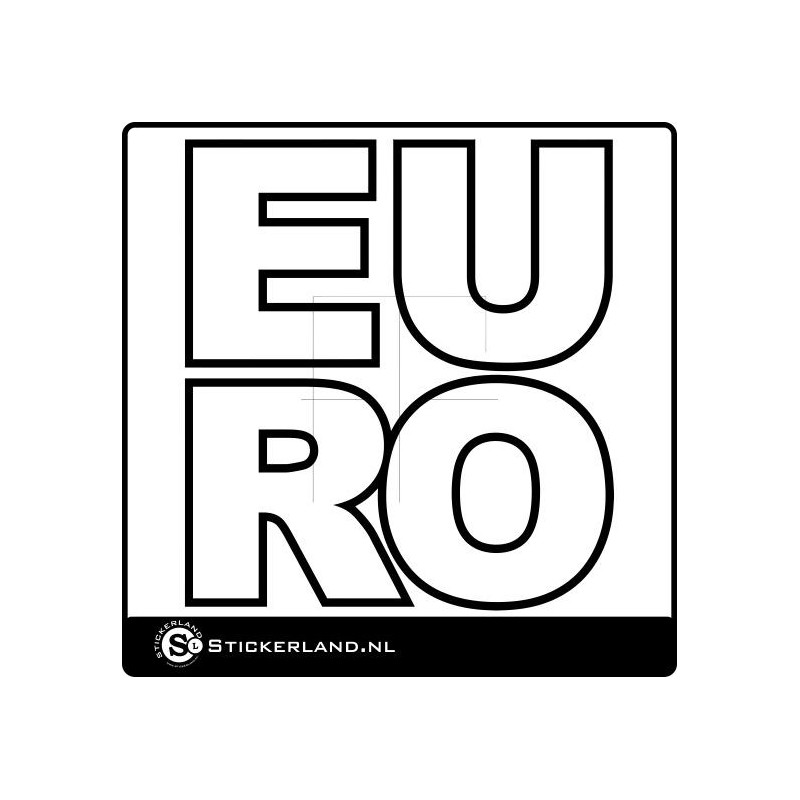 EURO sticker