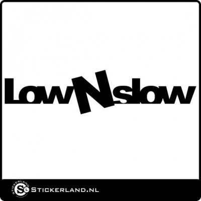 Low N Slow sticker