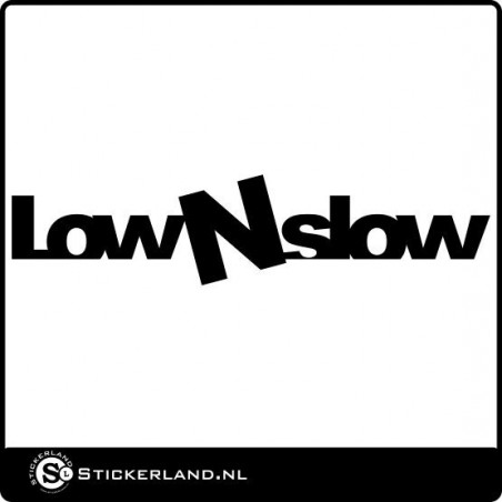 Low N Slow sticker