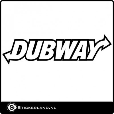 Dubway sticker