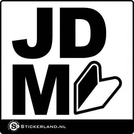 JDM logo sticker