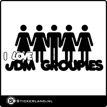 JDM Groupies sticker