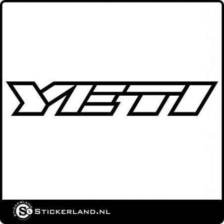 Yeti fietssticker