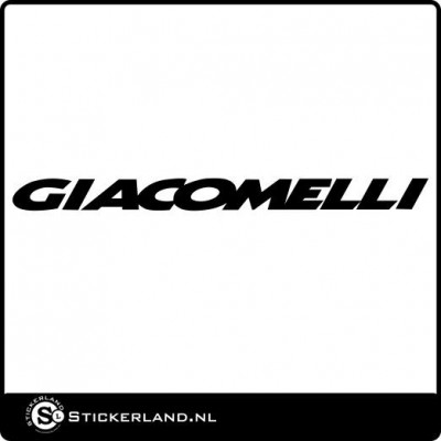 Giacomelli fietssticker