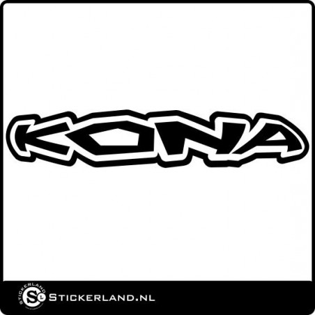 Kona fietssticker