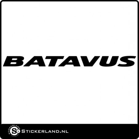 Batavus type II fietssticker