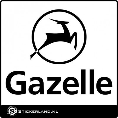 Gazelle type I fietssticker