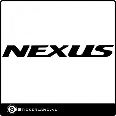 Nexus fietssticker
