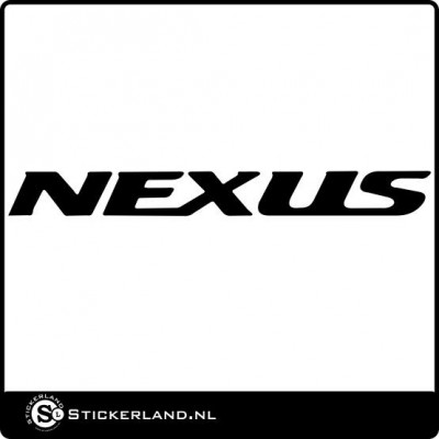 Nexus fietssticker