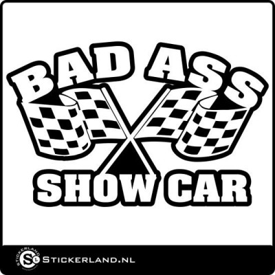 Bad Ass ShowCar sticker