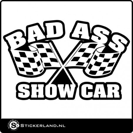 Bad Ass ShowCar sticker