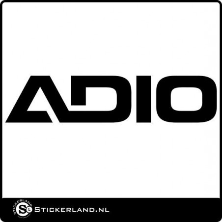 Adio Skate sticker