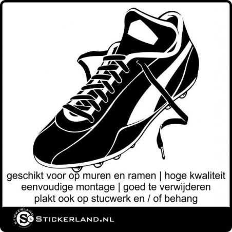 Voetbalschoen 1 sticker (59x58cm)