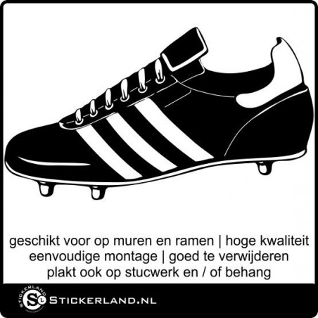 Voetbalschoen 2 sticker (80x45cm)