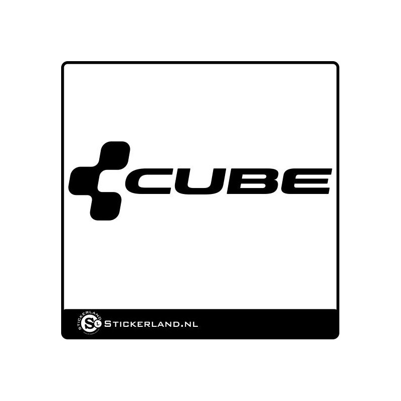 Cube fietssticker