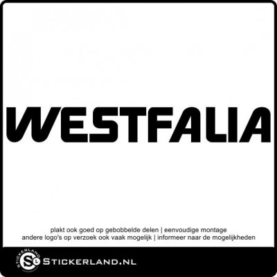 Westfalia caravan en camper sticker