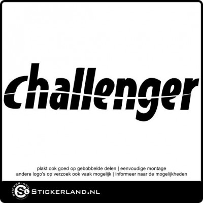 Challenger caravan en camper sticker