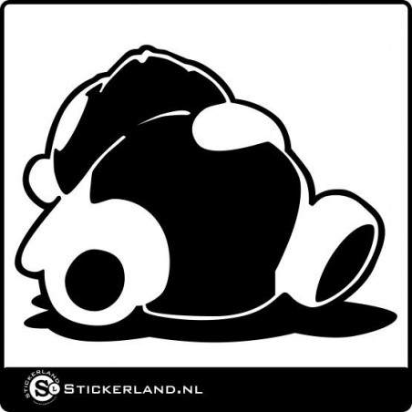 Sleepy Panda sticker
