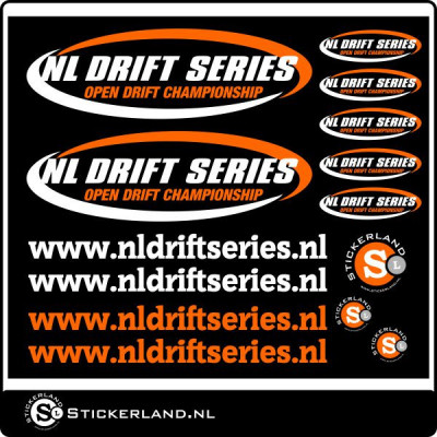 Stickerset NL Driftseries
