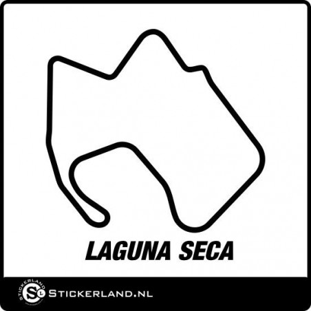 Circuit sticker Laguna Seca