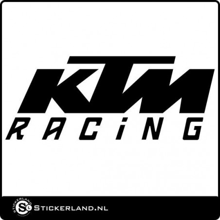 KTM Racing logo sticker