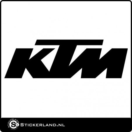 KTM logo sticker 01