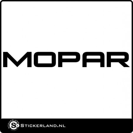 Mopar tekst sticker