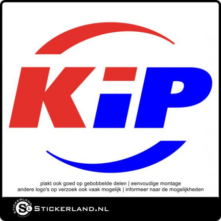 Kip caravan en camper sticker