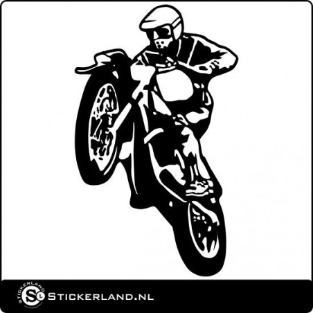 Motocrosser sticker 03 (33x56cm)