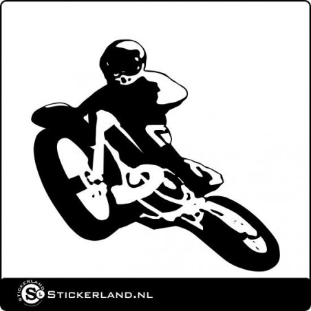 Motocrosser sticker 04 (54x50cm)