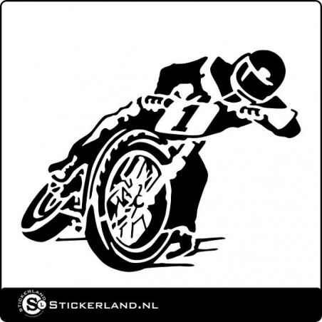 Motocrosser sticker 05 (54x42cm)