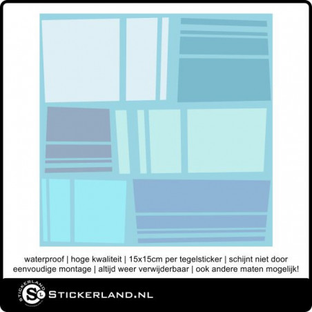 Tegelstickers Fullcolor 005 (set van 5 stuks)