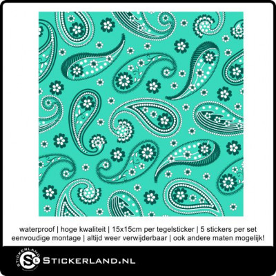 Tegelstickers Fullcolor 018 (set van 5 stuks)