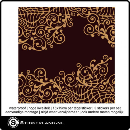 Tegelstickers Fullcolor 065 (set van 5 stuks)