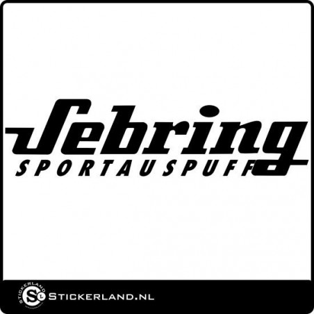 Sebring logo sticker