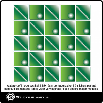 Tegelstickers Fullcolor 097 (set van 5 stuks)