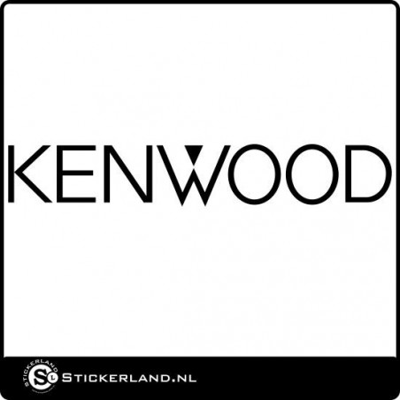 Kenwood logo sticker