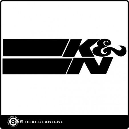 K&N logo sticker