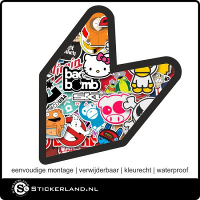 JDM stickerbomb fullcolor sticker