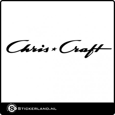 Chris Craft sticker
