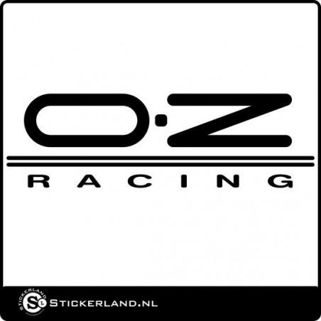 OZ Racing logo sticker