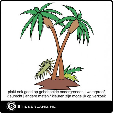 Landschap 11 fullcolor sticker (51x60cm)