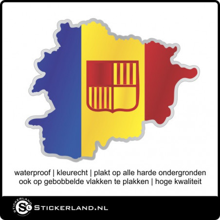 Landen sticker Andorra