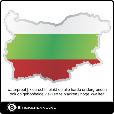 Landen sticker Bulgarije