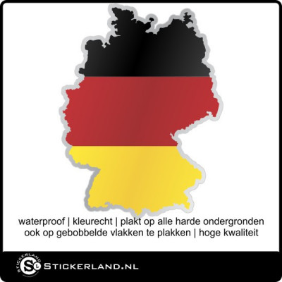 Landen sticker Duitsland