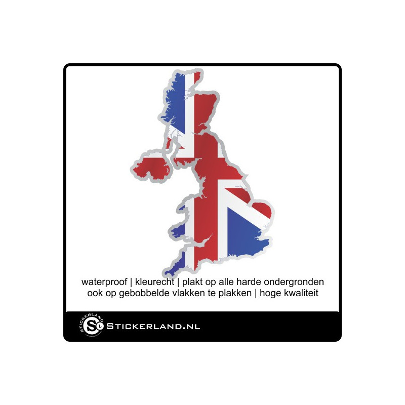 Landen sticker Engeland Landen sticker Engeland