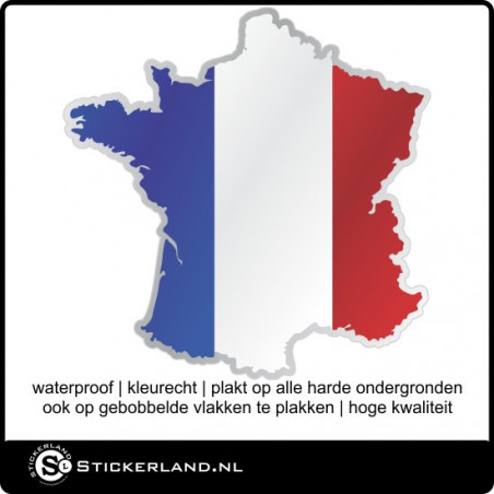 Landen sticker Frankrijk